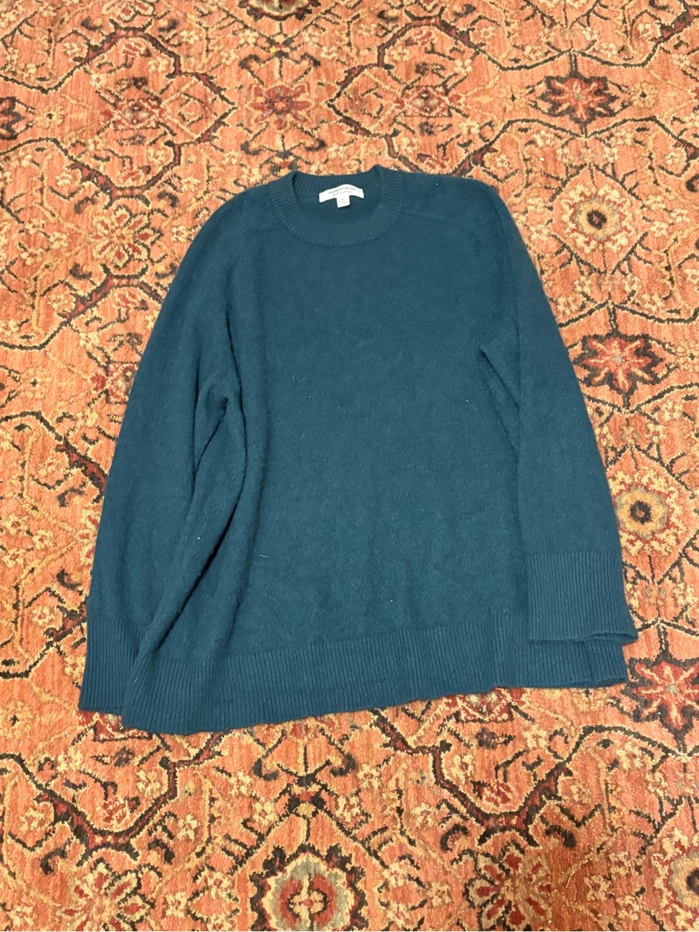 Nordstrom Teal Cashmere Sweater